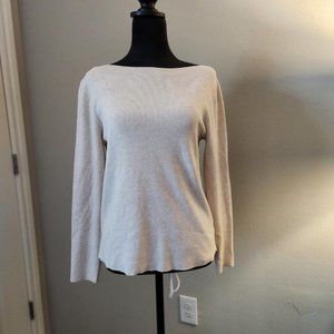 Off white/Beige Boatneck sweater